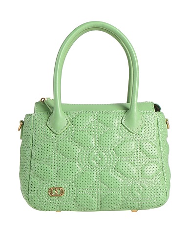 LA CARRIE Handbag Light green Leather