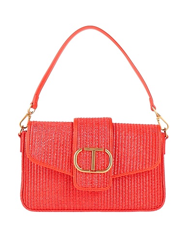 TWINSET Handbag Tomato red 100% Polyester, Polypropylene