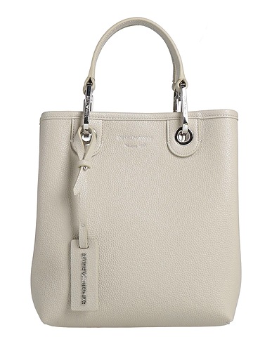 EMPORIO ARMANI Handbag Light grey 100% Polyurethane