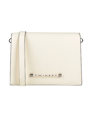 TWINSET Borsa a tracolla Bianco 100% Poliestere