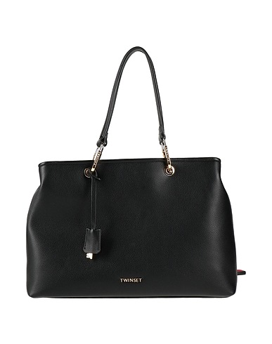 TWINSET Handbag Black 100% Polyester