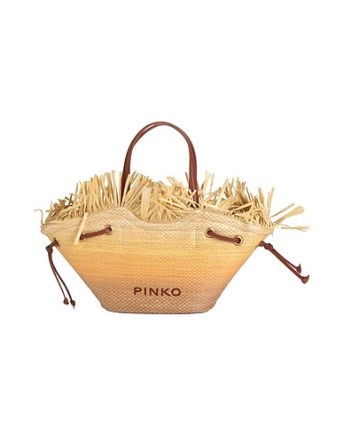 PINKO Bolso de mano Arena 62% Poliamida, 38% Algodón