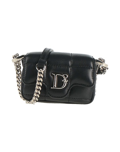 DSQUARED2 Across-body bag Black Leather