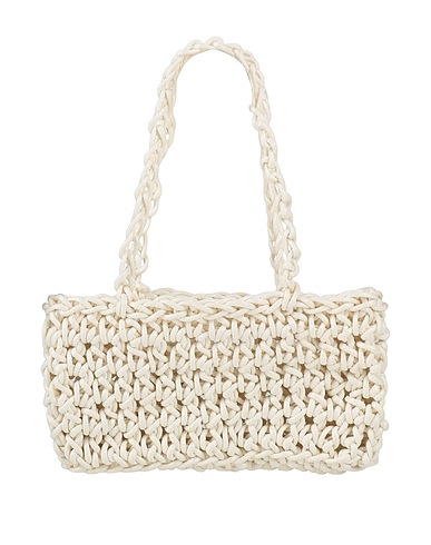 NOTHINGEVERYTHING Handbag Ivory Textile fibres