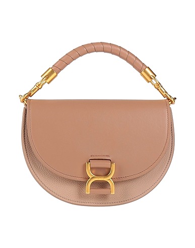 CHLOÉ Borsa a mano Nocciola Pelle