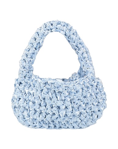 NOTHINGEVERYTHING Handbag Light blue Textile fibres