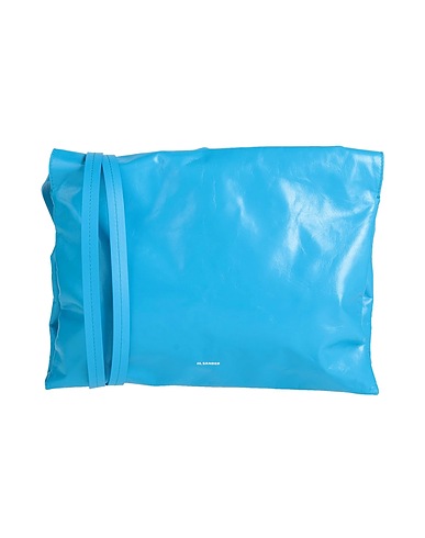 JIL SANDER Across-body bag Blue 100% Cow leather