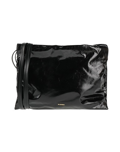 JIL SANDER クロスボディバッグ ブラック 牛革 100%