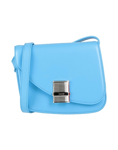 FERRAGAMO Borsa a tracolla Azzurro Pelle di vitello