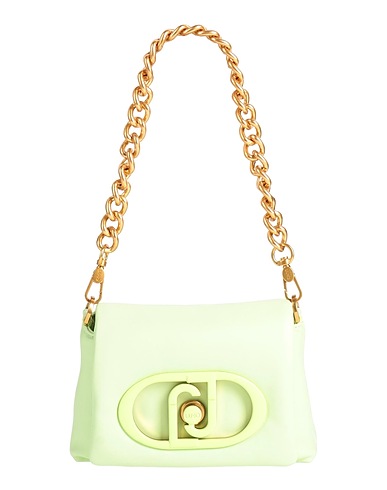 LIU •JO Handbag BETTER Light green 100% Polyester, Polyurethane resin