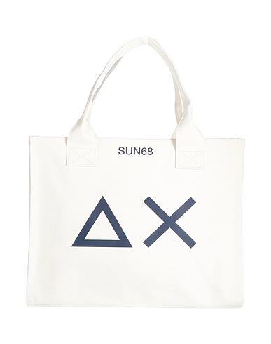 SUN 68 Handbag White 100% Cotton