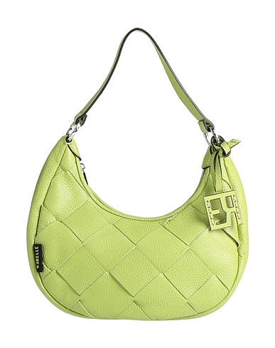 RƎBELLE Handbag Light green 100% Cow leather
