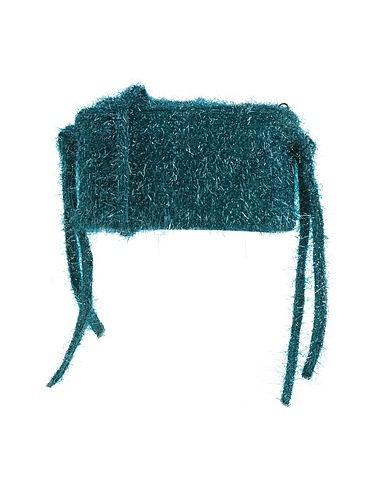 ANITA BILARDI Across-body bag Deep teal Textile fibres