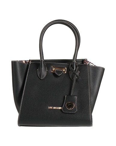 LOVE MOSCHINO Borsa a mano Nero 100% Poliuretano