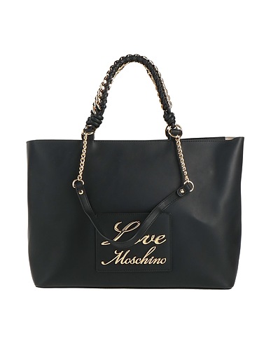 LOVE MOSCHINO Borsa a mano Nero 100% Poliuretano