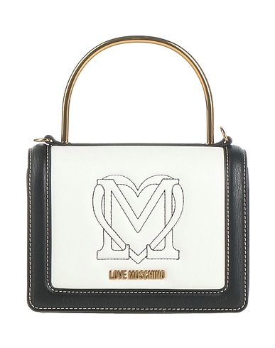 LOVE MOSCHINO Handbag White 100% Polyurethane