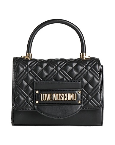 LOVE MOSCHINO Borsa a mano Nero 100% Poliuretano