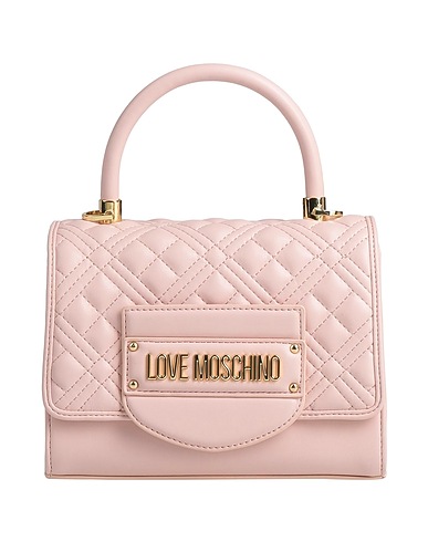 LOVE MOSCHINO Handbag Light pink 100% Polyurethane