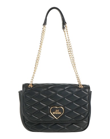 LOVE MOSCHINO Shoulder bag Black 70% Leather, 30% Polyurethane
