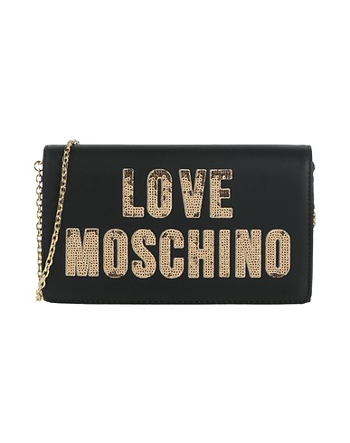 LOVE MOSCHINO Across-body bag Black 100% Polyurethane