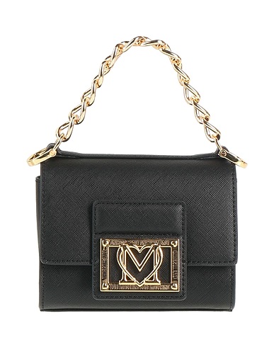 LOVE MOSCHINO Borsa a mano Nero 100% Poliuretano