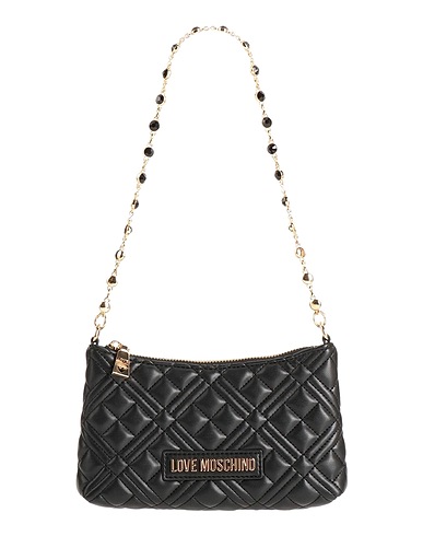 LOVE MOSCHINO Handbag Black 100% Polyurethane