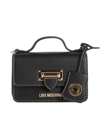 LOVE MOSCHINO Handbag Black 100% Polyurethane
