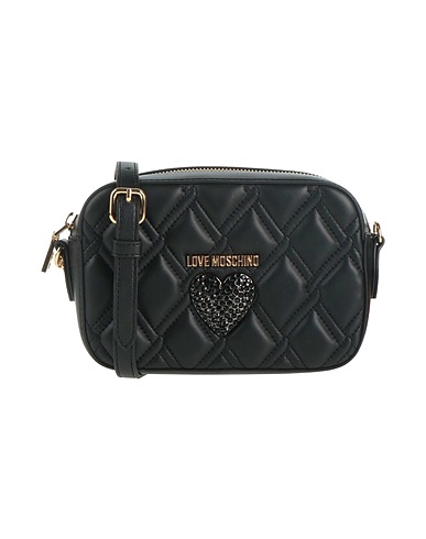 LOVE MOSCHINO Across-body bag Black 70% Leather, 30% Polyurethane