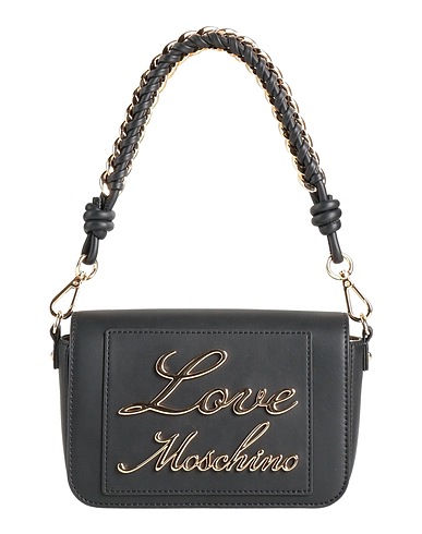 LOVE MOSCHINO Borsa a mano Nero 100% Poliuretano