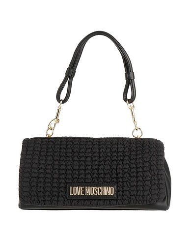 LOVE MOSCHINO Handbag Black 100% Polyester
