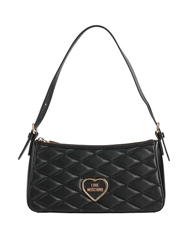 LOVE MOSCHINO Handbag Black 70% Leather, 30% Polyurethane