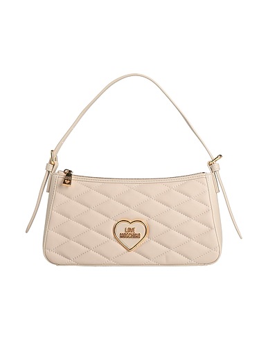 LOVE MOSCHINO Handbag Ivory 70% Leather, 30% Polyurethane