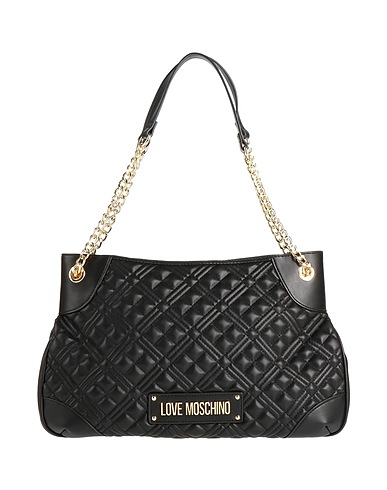 LOVE MOSCHINO Shoulder bag Black 100% Polyurethane