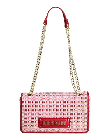 LOVE MOSCHINO Τσάντα ώμου Ροζ 40% Πολυπροπυλένιο, 30% Βαμβάκι, 20% Πολυουρεθάνη, 10% Πολυεστέρας