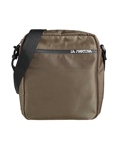 LA MARTINA Cross-body bags Military green 100% Polyester