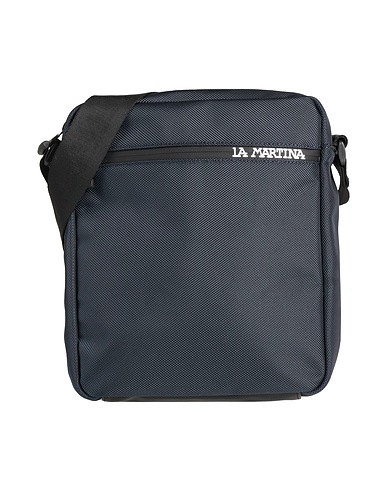 LA MARTINA Across-body bag Midnight blue 100% Polyester
