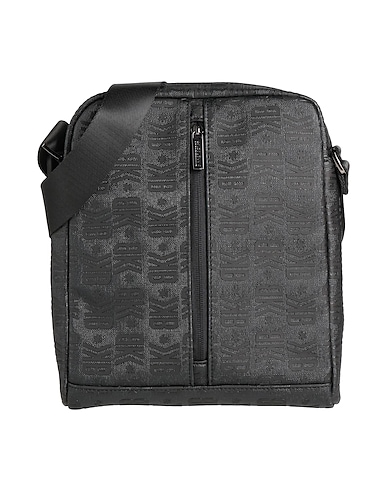 BIKKEMBERGS Across-body bag Black 100% Polyurethane