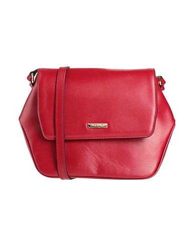 CERRUTI 1881 Across-body bag Burgundy 100% Leather