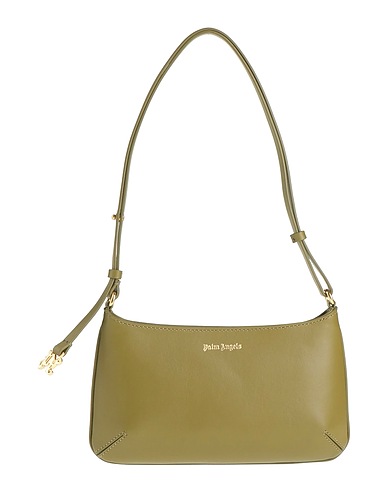 PALM ANGELS Borsa a spalla Verde militare Pelle