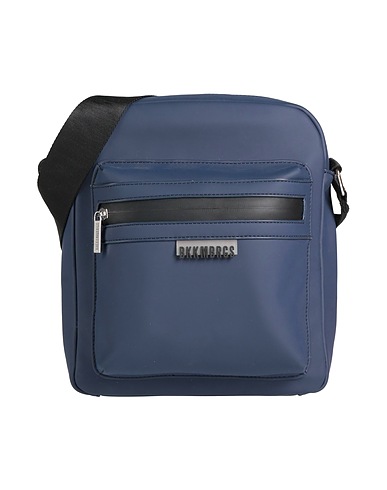 BIKKEMBERGS Cross-body bags Bright blue 100% PVC - Polyvinyl chloride