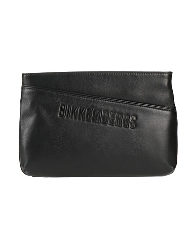 BIKKEMBERGS Handbag Black 100% Cow leather