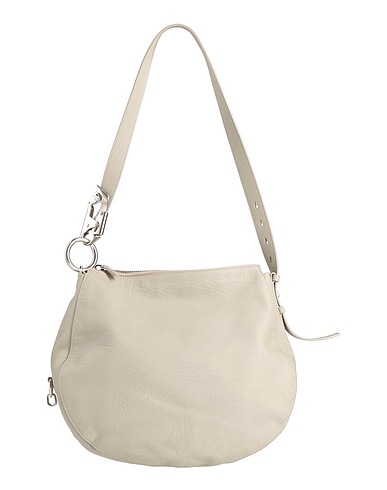 BURBERRY Schultertasche Grau 100% Kalbsleder