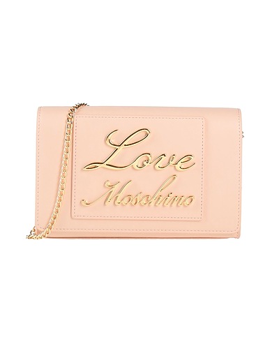 LOVE MOSCHINO Across-body bag Light pink 100% Polyurethane