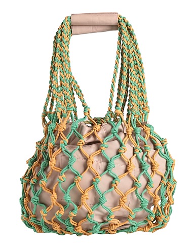 ALYSI Shoulder bag Green Leather