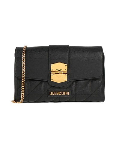 LOVE MOSCHINO Across-body bag Black 100% Polyurethane