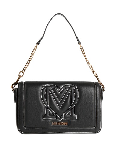 LOVE MOSCHINO Handbag Black 100% Polyurethane