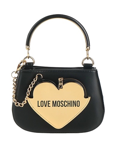 LOVE MOSCHINO Handbag Black 100% Polyurethane