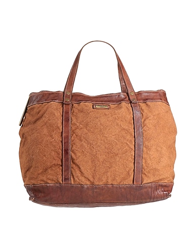 CATERINA LUCCHI Handbag GOLD
 Camel 100% Cotton, Cow leather