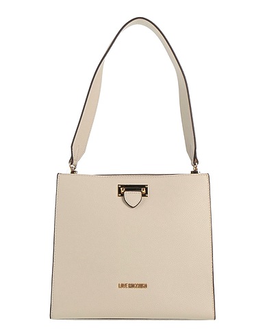 LOVE MOSCHINO Shoulder bag Cream 100% Polyurethane