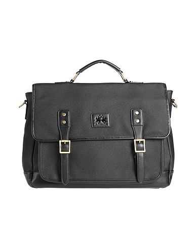 LA MARTINA Handbag Black 100% Polyurethane